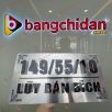 Bảng số nhà Inox chữ nổi