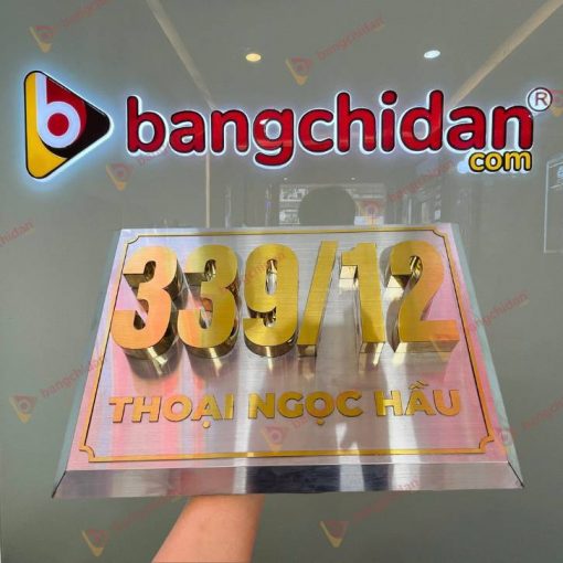 Tầm quan trọng của biển số nhà quận 1