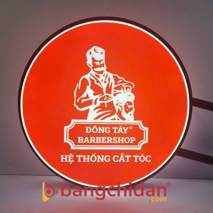 hộp đèn hút nổi tròn