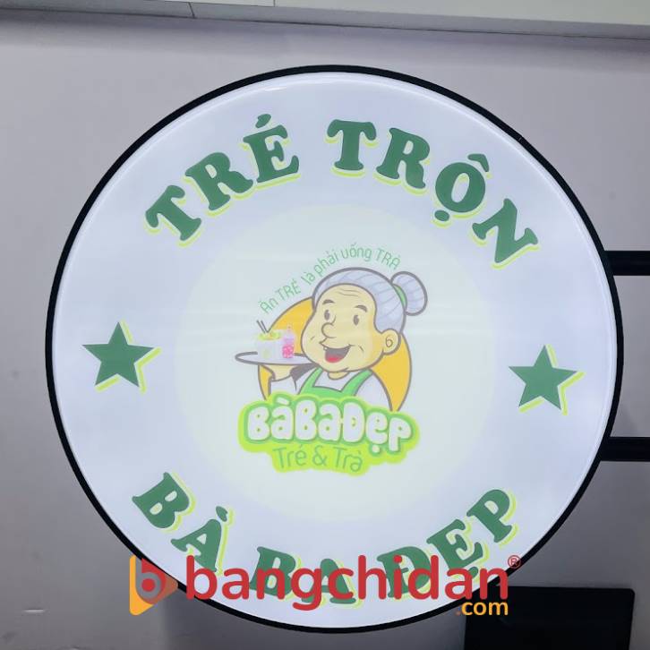 Hộp đèn hút nổi tròn