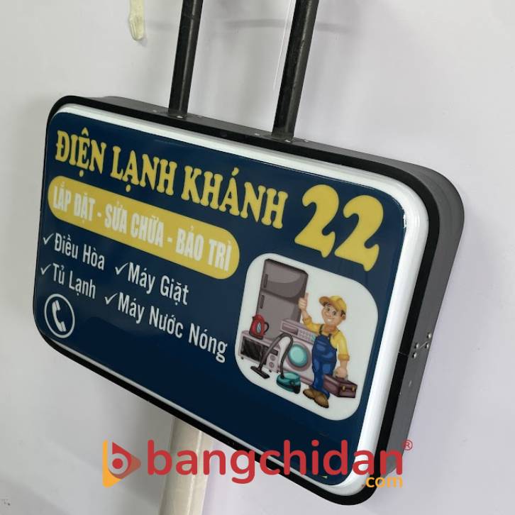 Hộp đèn hút nổi chữ nhật