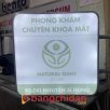 Hộp đèn mica hút nổi vuông